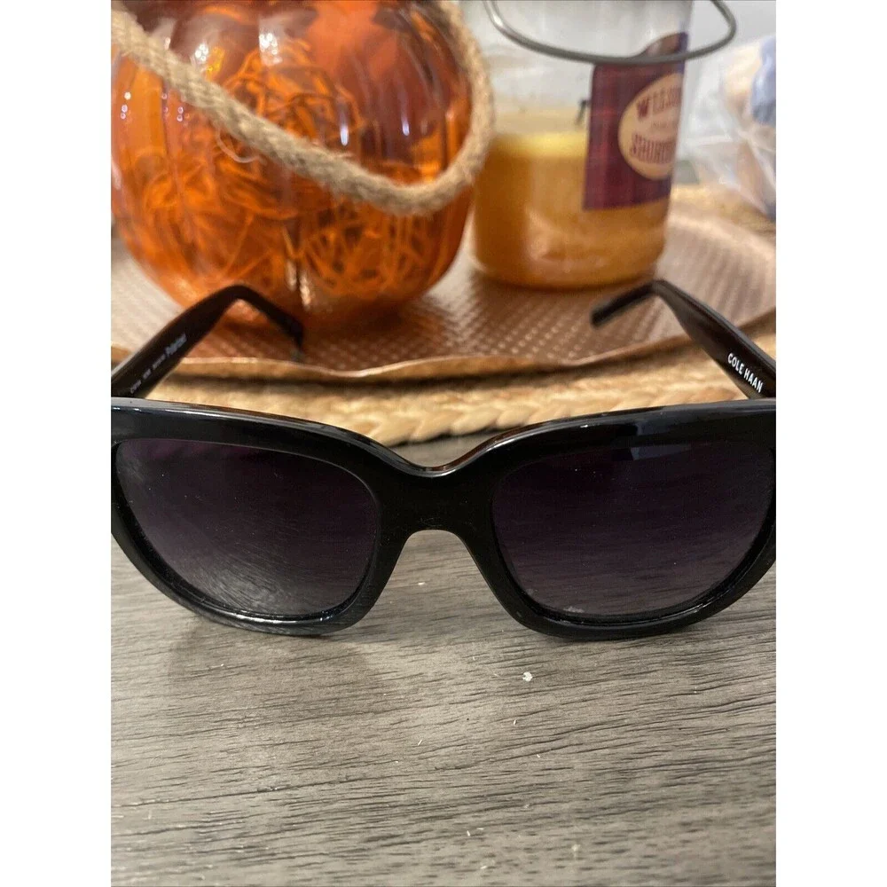 Cole Haan C16144 Dark Black Women’s Polarized Sunglasses